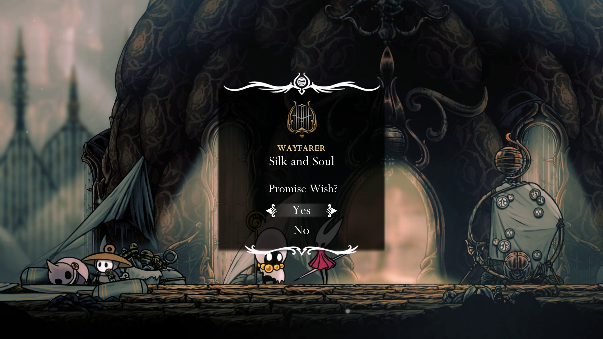 Hornet talks to the Caretaker
