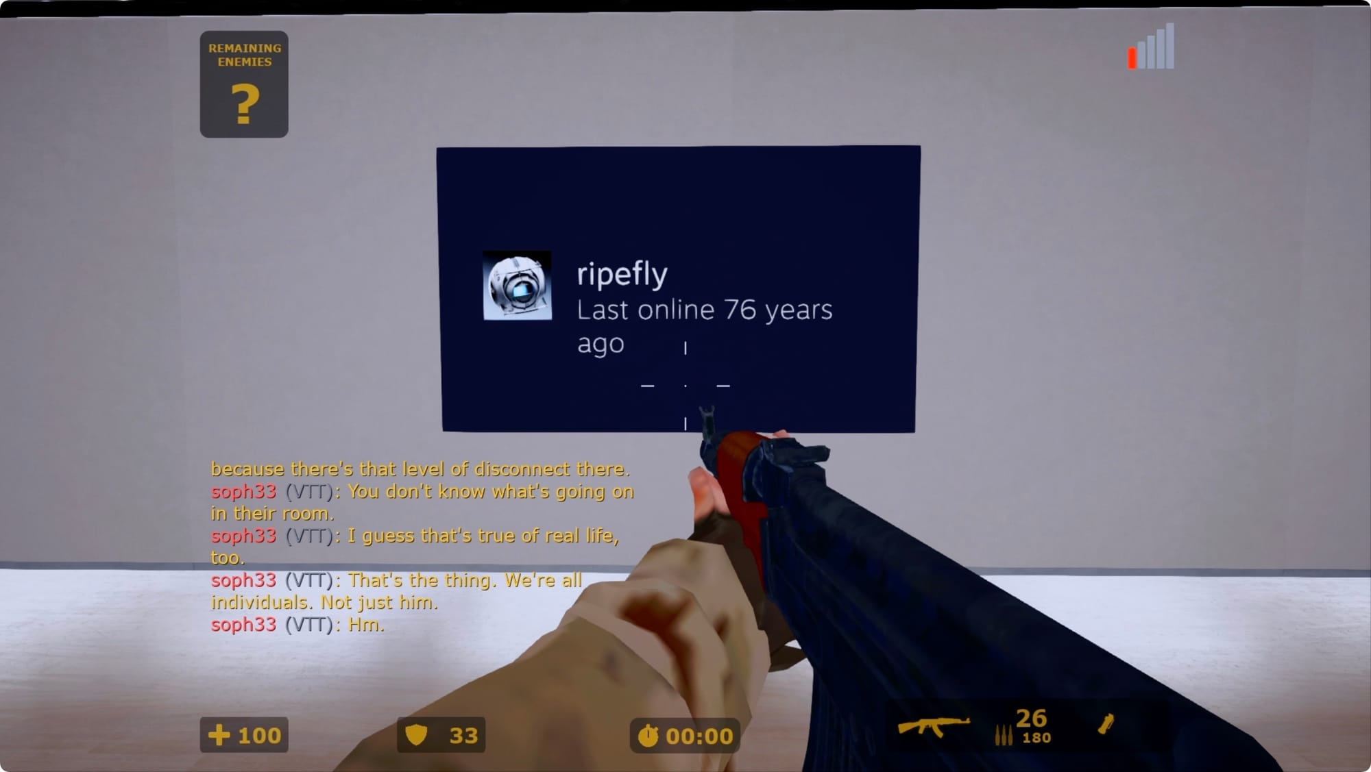 It Takes a War to say goodbye.