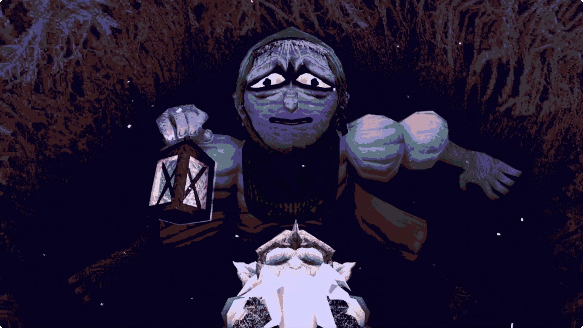 Carimara and Violet in the cellar