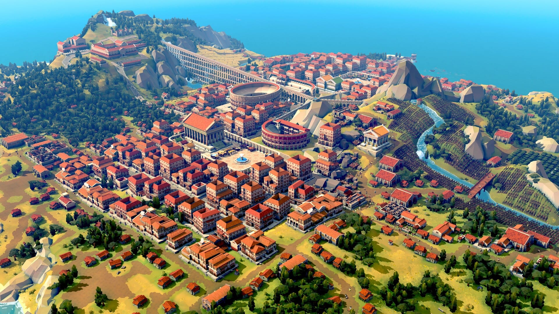 Nova Roma crosses Cities: Skylines with Age of Mythology, and it rules
