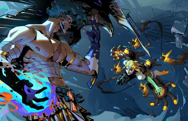 Melinoë rushes forward against a boss in Hades 2