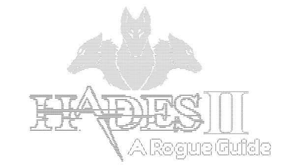 An ASCII version of the Hades logo with Cerberus in the background