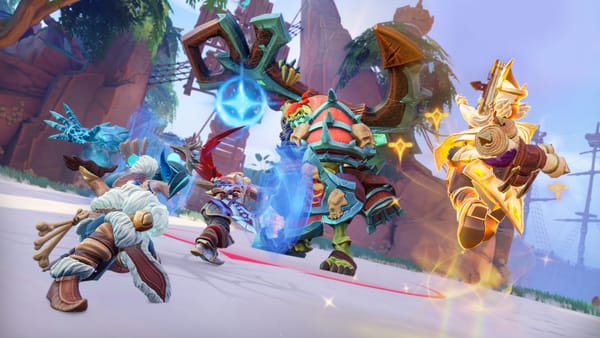 A group of heroes in Fellowship battle a large pirate zombie